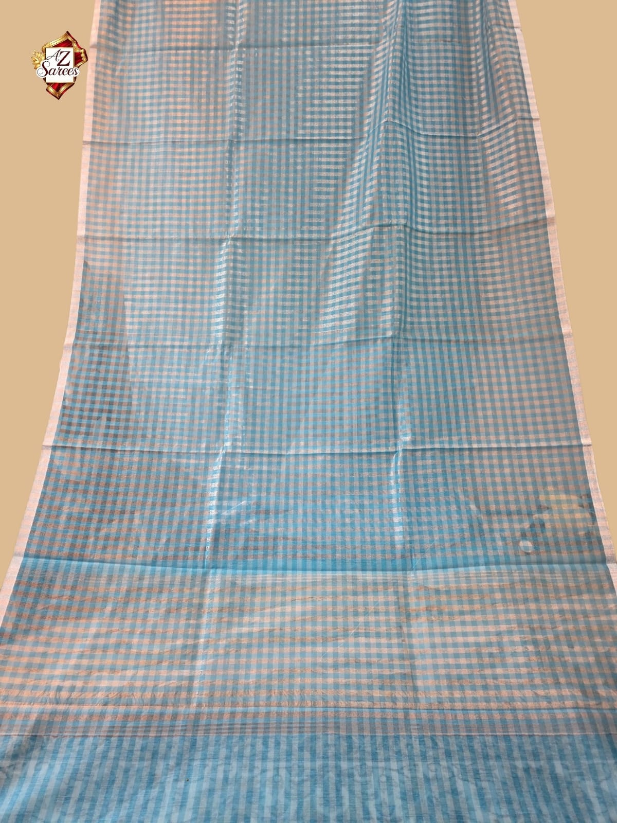Blue Banarasi Tissue Saree