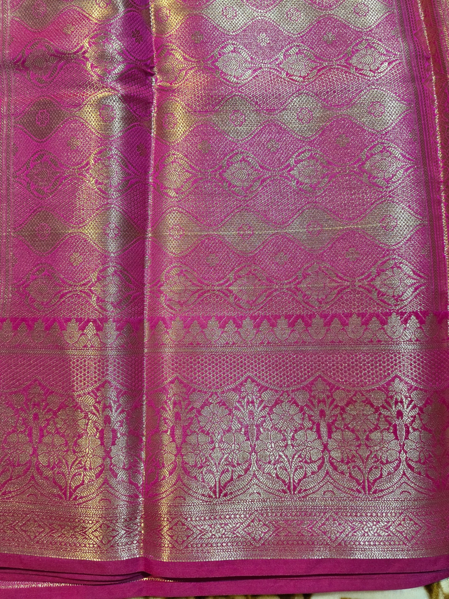 Pink Banarasi Saree