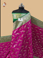 Pink Banarasi Katan Silk Saree