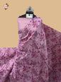 Pink Banarasi Printed Saree