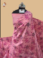 Pink Banarasi Printed Saree