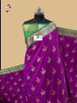 Purple Banarasi Silk Saree