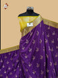 Purple Banarasi Silk Saree