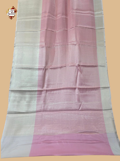 Pink Banarasi Tissue Saree