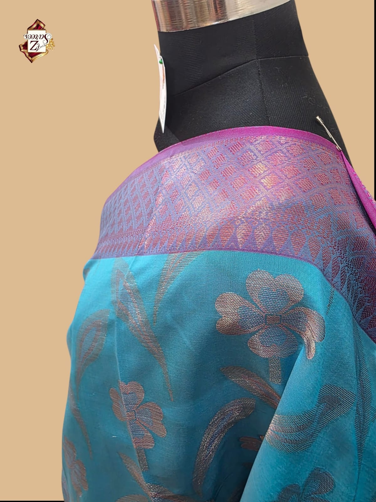 Blue Banarasi Saree