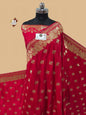 Red Banarasi Mashru Saree