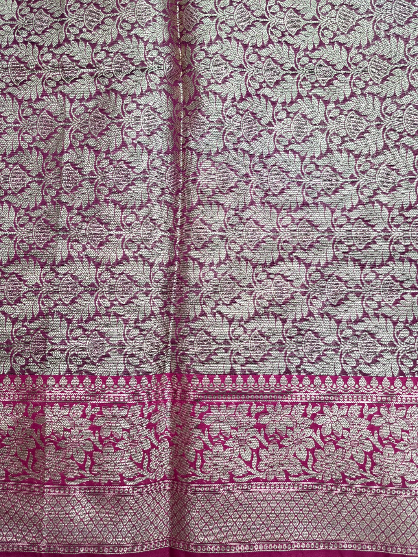 Maroon Banarasi Katan Saree