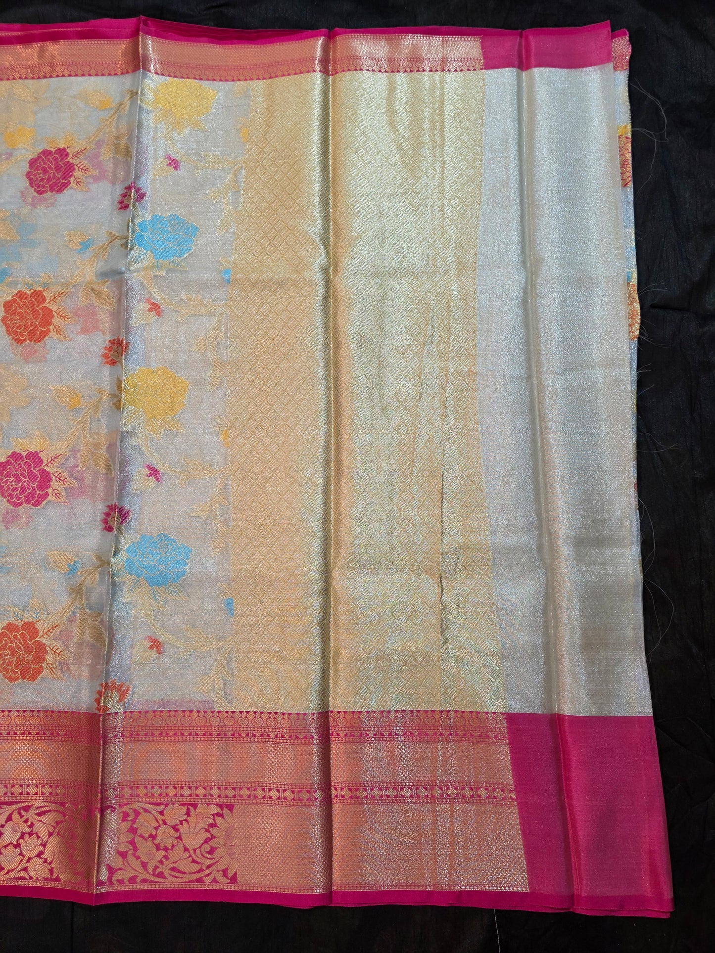 Water Colour Tissue Banarasi Saree