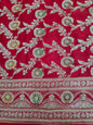 Red Zardozi Zarkan Banarasi Saree