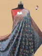 Grey Banarasi Meenakari