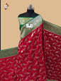 Red Banarasi Katan Silk Saree