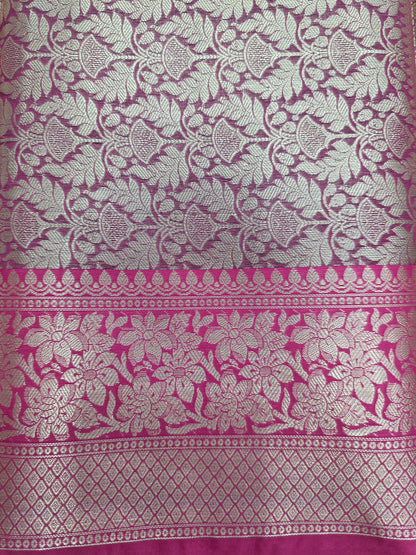 Red Banarasi Katan Saree