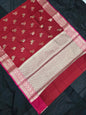Red Banarasi Katan Saree