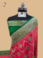 pink Banarasi zarkan Saree