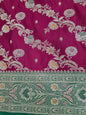 Maroon Cutdana Banarasi Saree