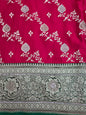 Red Zarkan Swarovski Banarasi Saree