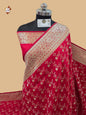 Red Banarasi Katan Saree