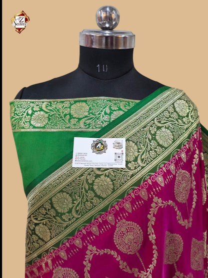 Rani Banarasi Katan Saree