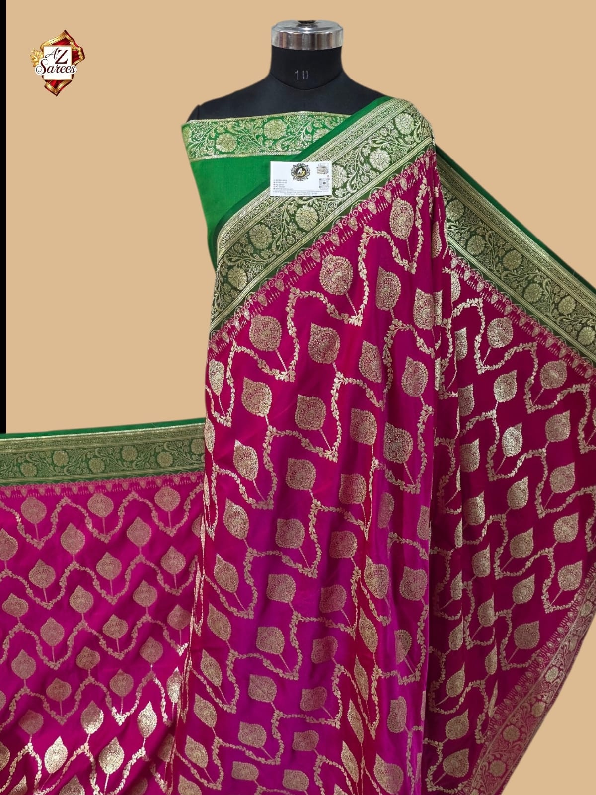 Rani Banarasi Katan Saree