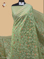 Sea Green Banarasi Silk Saree