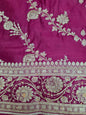 Maroon Moti Banarasi Saree