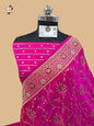 Pink Banarasi Swarovski Saree