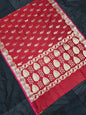 Red Banarasi Katan Saree