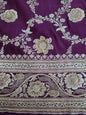 Purple Moti Banarasi Saree