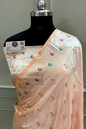 Peach Meenakari Banarasi Katan Saree